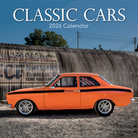 Gifted Stationery Calendar Classic Cars 2027
