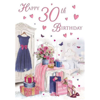 Regal 6 Pack Cards C75 Everyday Birthday Age 30