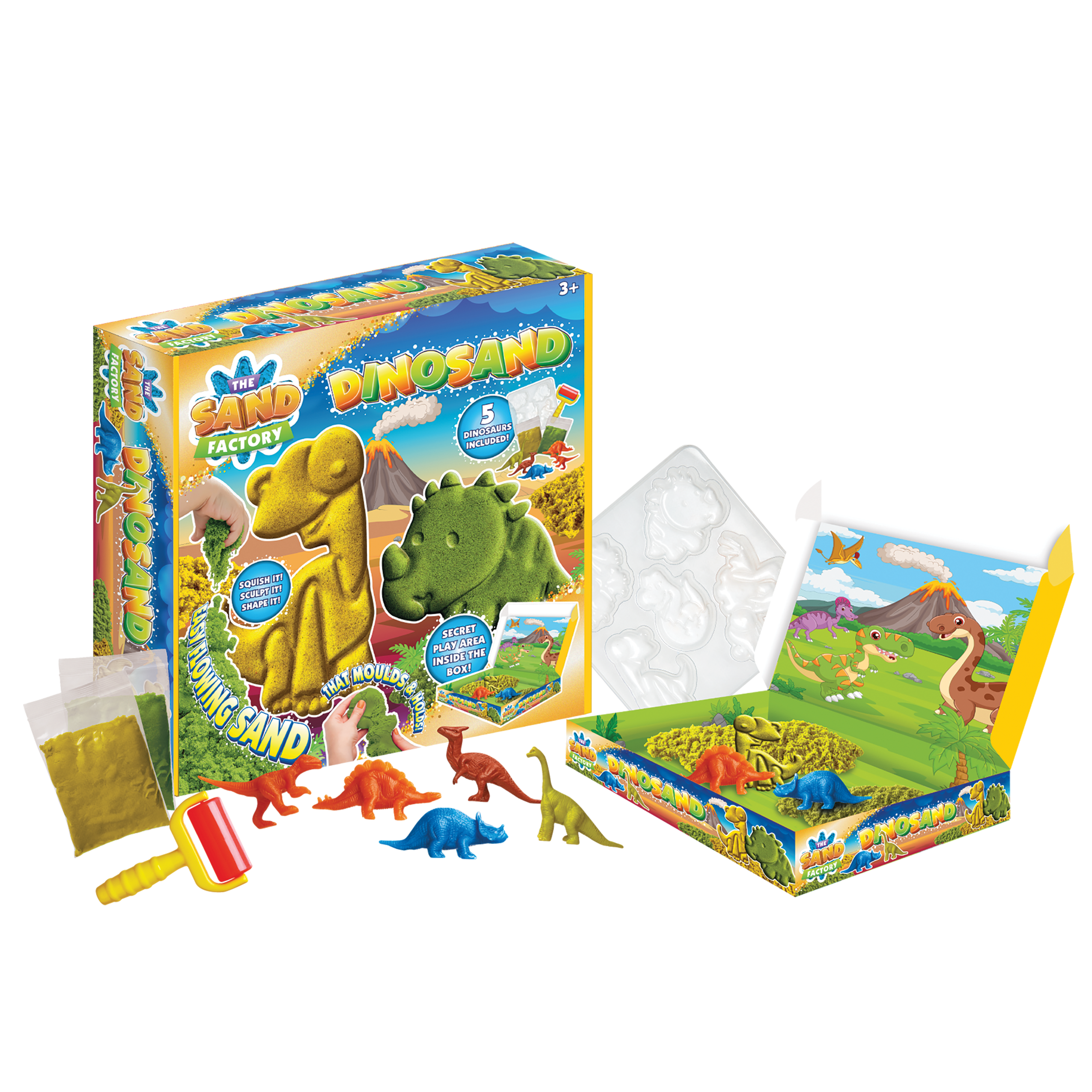 Nixy Moulding Sand Playset Dinosaur