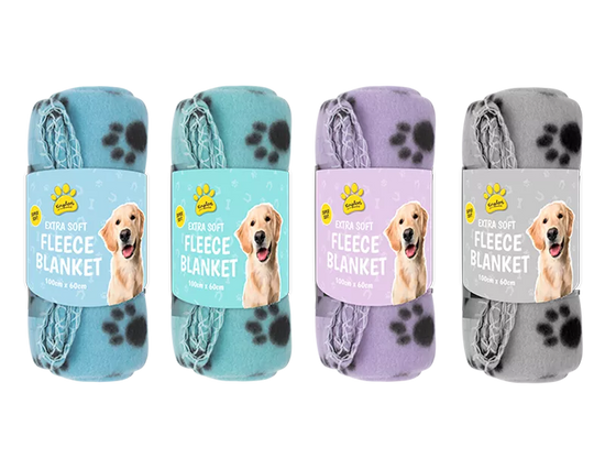 Extra Soft Pet Blanket 60x100cm (Colour May Vary)