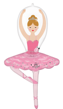 Anagram Ballerina Girl 43" Foil Balloon