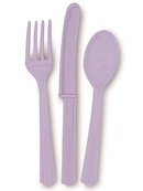 Unique Reusable Cutlery Lavender 18pk