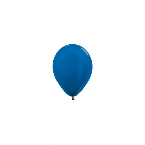 Sempertex Metallic Blue 5" Latex Balloons 50pk