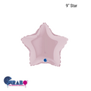 Grabo Foil Balloon Pastel Pink Star 9"
