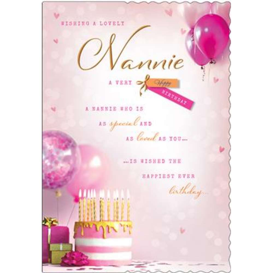 Regal 6 Pack Cards C75 Everyday Birthday Nannie