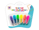 Gem Imports 6 Pack Mini Highlighters Scented