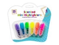 Gem Imports 6 Pack Mini Highlighters Scented