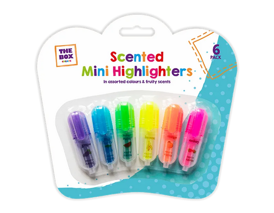 Gem Imports 6 Pack Mini Highlighters Scented