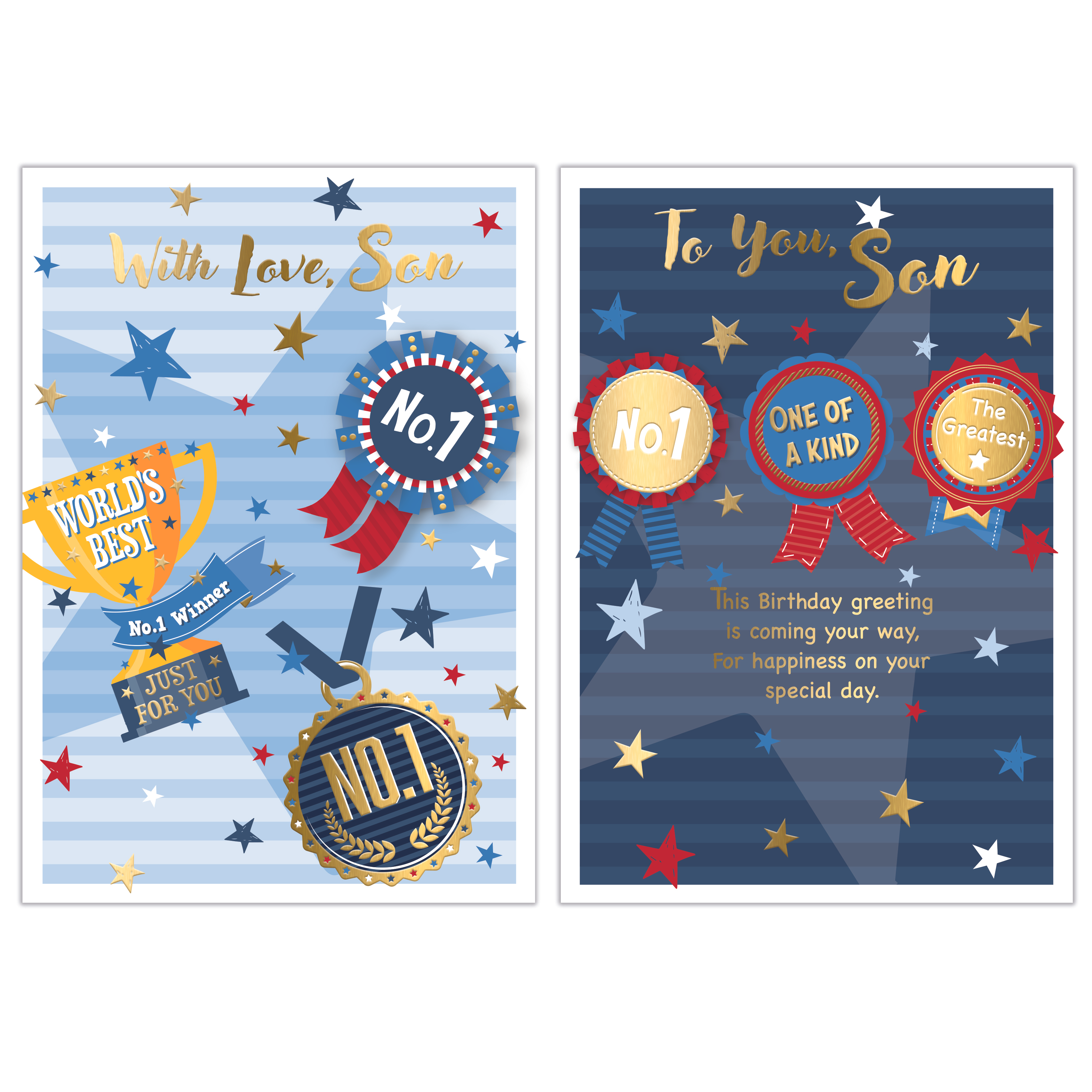 Poppyhill 12 Pack Cards C50 Birthday Son