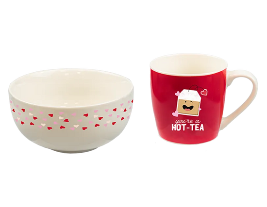 Gem Imports Breakfast In Bed Mug & Bowl Set