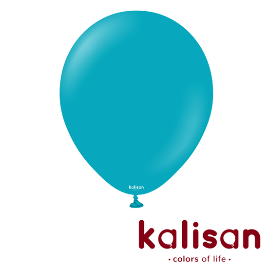 Kalisan Standard Turquoise Latex Balloons 25pk