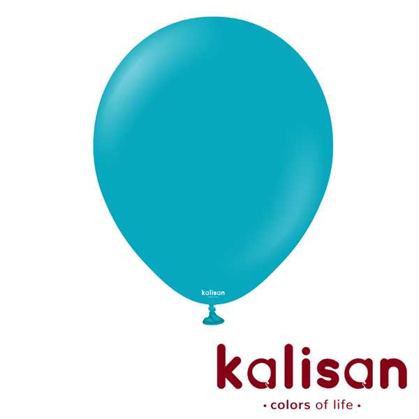 Kalisan Standard Turquoise Latex Balloons 25pk