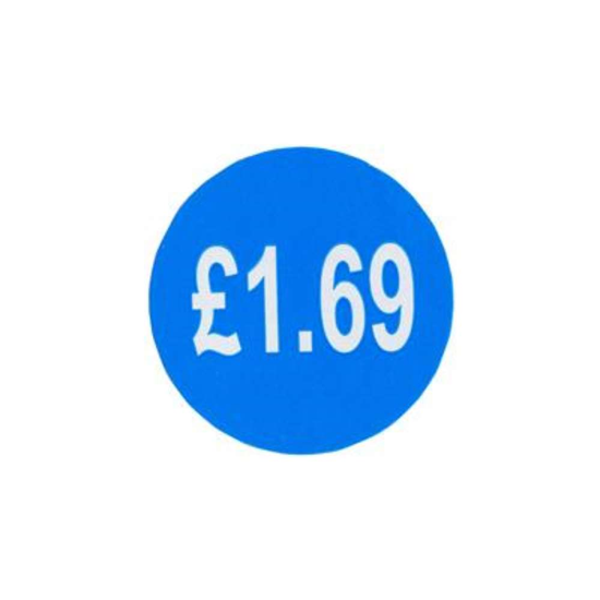 ColourFlex 1000 Pack Price Labels 1.69 25mm