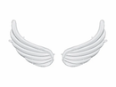 White Wings Air Fill 37" Foil Balloon 2pcs