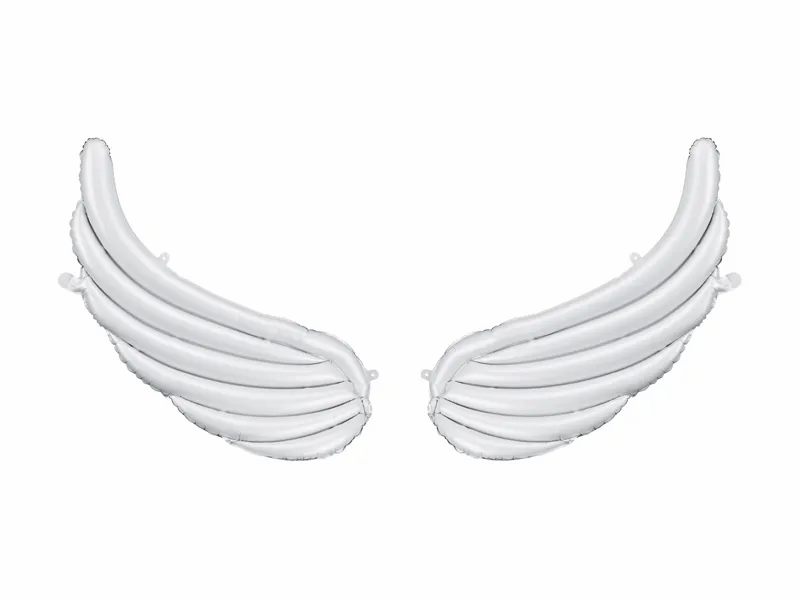 White Wings Air Fill 37" Foil Balloon 2pcs
