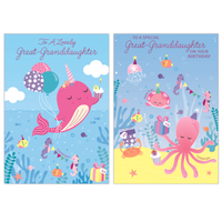 Poppyhill C50 Birthday Great-Granddaughter 12pk