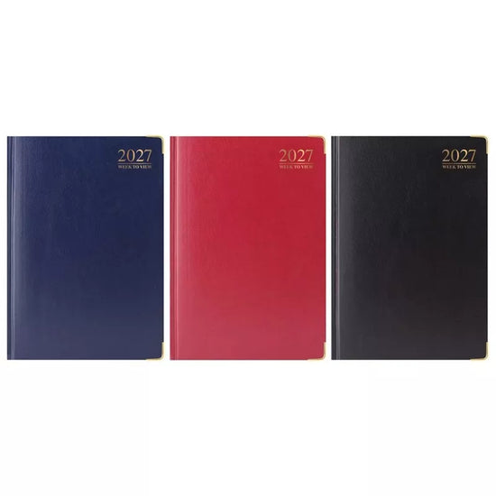 Diary A4 WTV Padded Casebound 2027 5pk