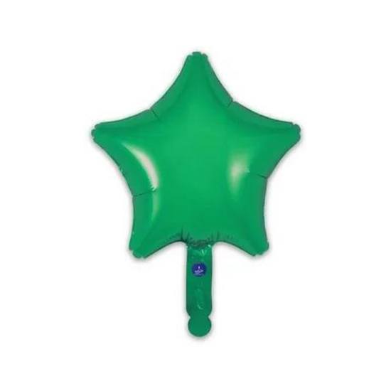 Oaktree Green Star 9" Foil Balloon (Loose)