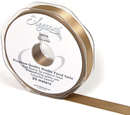 Eleganza Satin Ribbon Mocha 15mm x 20m
