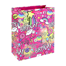 Eurowrap 6 Pack Gift Bag Girly Text Large