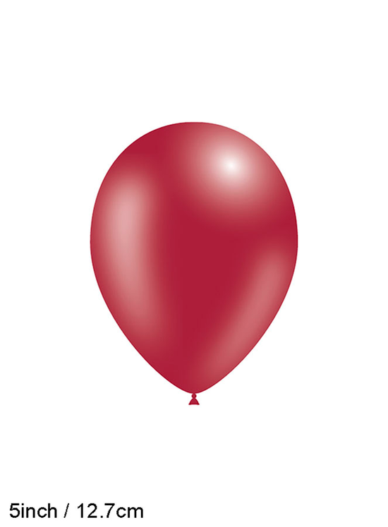 Decotex Pro Metallic Burgundy 5" Latex 100pk
