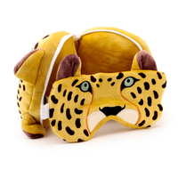 Leopard Travel Pillow And Eye Mask Relaxeazzz