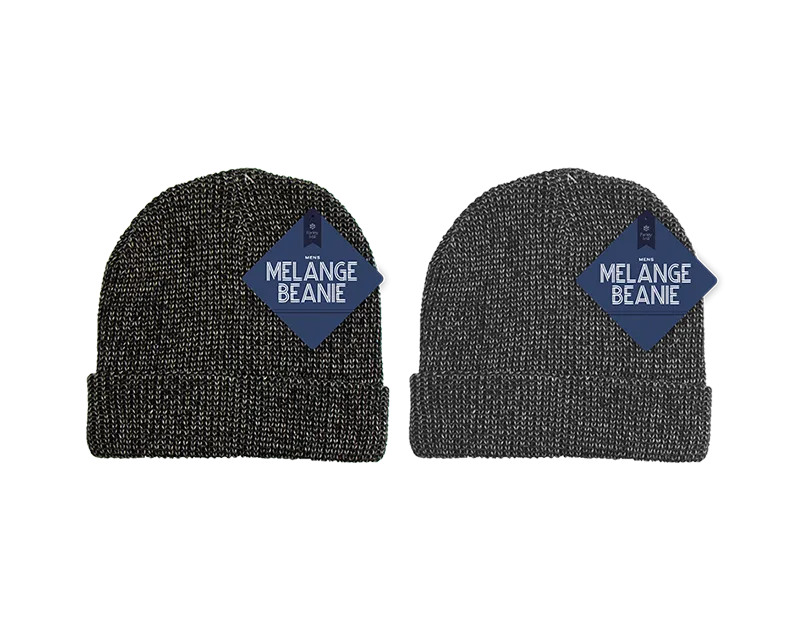 Gem Imports 12 Pack Melange Beanie Men's