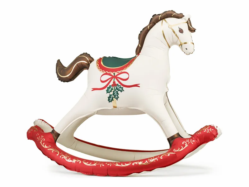 PartyDeco Rocking Horse 41" Air Fill Foil Balloon