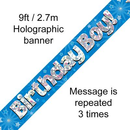 Oaktree Banner Birthday Boy Blue 9ft