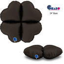 Grabo Satin Black Heart 24" Balloon Base Base
