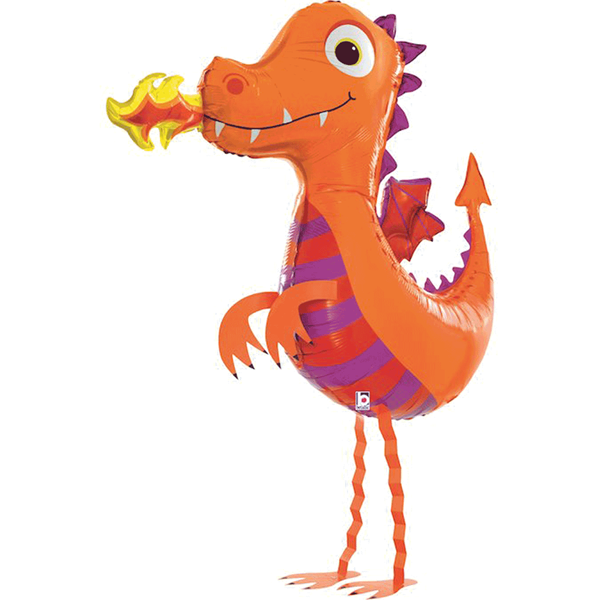 Grabo Foil Balloon Walking Dragon 44"