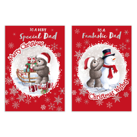 Poppyhill 12 Pack Cards C50 Christmas Dad