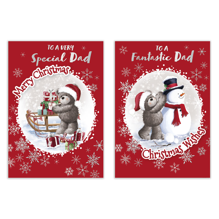 Poppyhill 12 Pack Cards C50 Christmas Dad