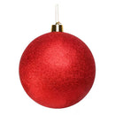 Glitter Shatterproof Bauble Red 30cm