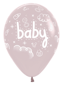 Sempertex Baby Pastel Dusk Rose 12" Latex 25pk