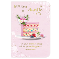 Prelude 6 Pack Cards C50 Birthday Auntie