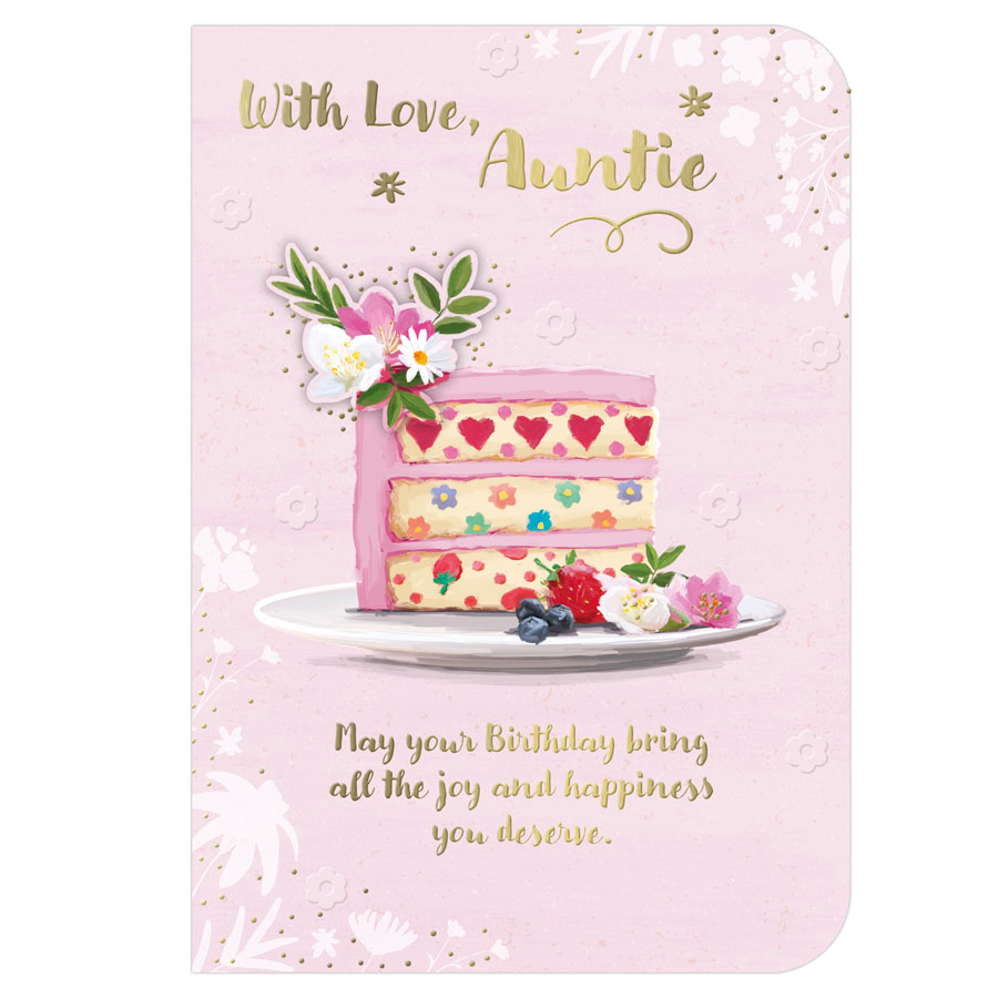 Prelude 6 Pack Cards C50 Birthday Auntie