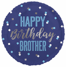 Unique Birthday Brother 18" Foil Balloon