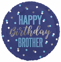 Unique Birthday Brother 18" Foil Balloon