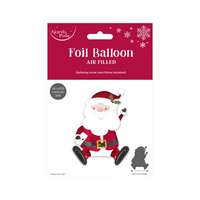 Sitting Santa 19" Air Fill Foil Balloon