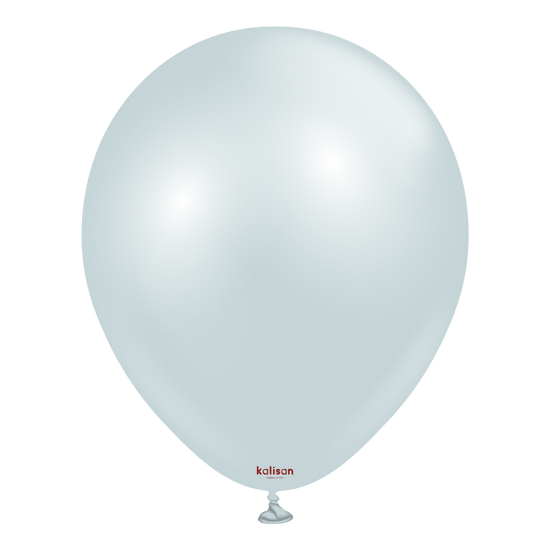 Kalisan 25 Pack Latex Balloons Aura Ice Blue 18