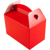Oaktree 6 Pack Party Boxes Red 100 x 154 x 92mm