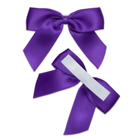 Italian Options 12 Pack Ribbon Bows Purple 5cm