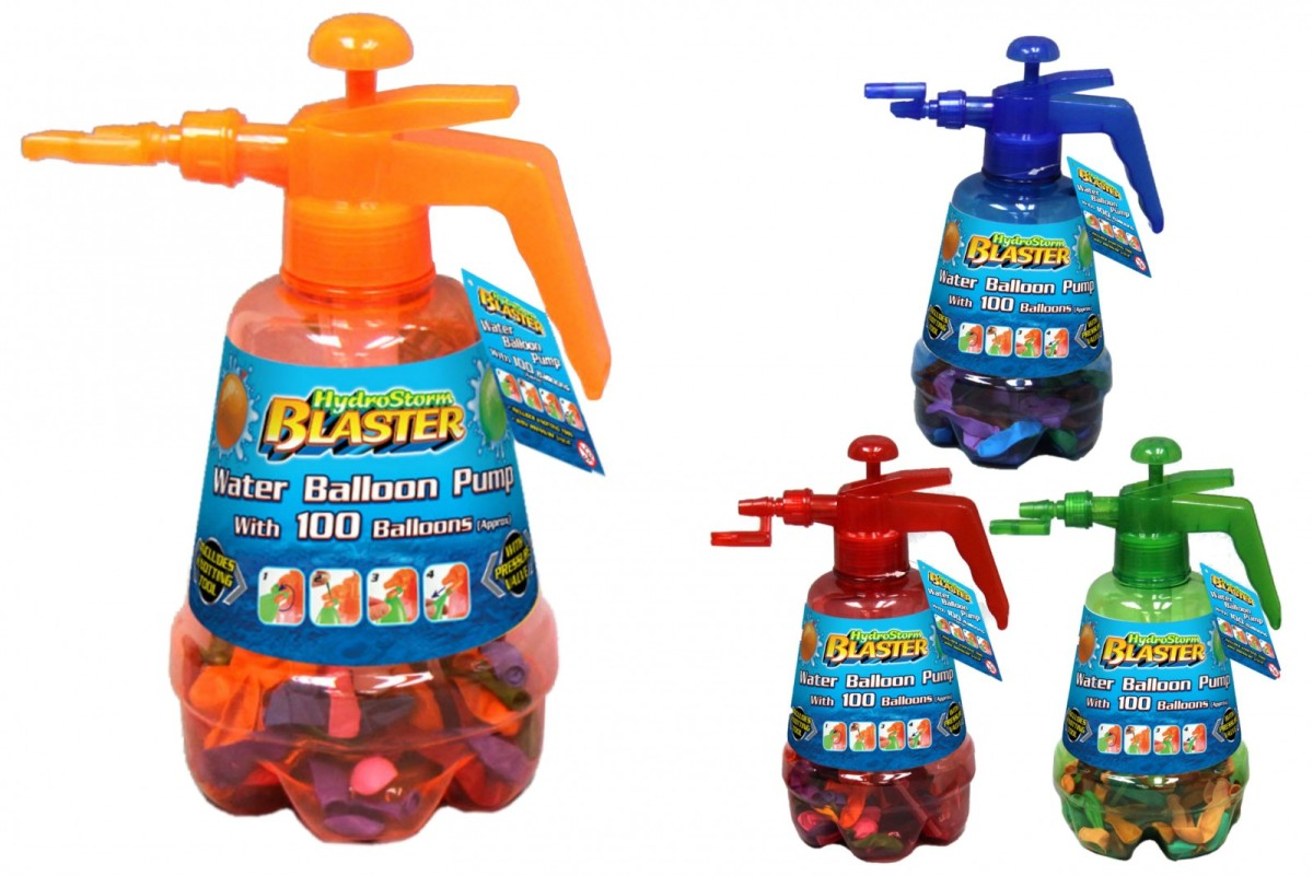 Water Balloons W/ Pump (Colour May Vary)