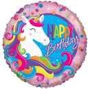 APAC Birthday Classic Unicorn 18" Foil Balloon