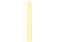 Sempertex Pastel Matte Yellow 260 Nozzle Up 50pk