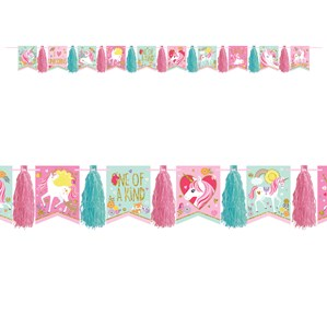 Magical Unicorn Tassel Garland 3M