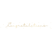 Unique Banner Congrats 9ft
