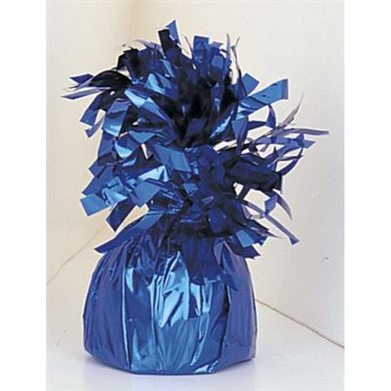 Unique Tassel Balloon Weight Royal Blue 6oz