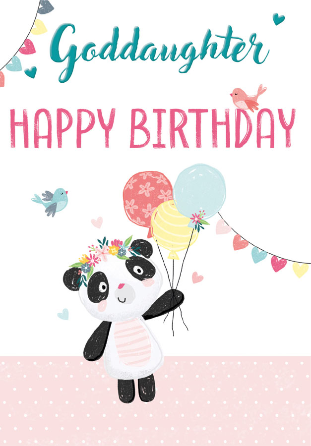 Poppyhill C50 Birthday Goddaughter 12pk